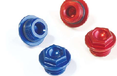 Oil Filler Plug - Blue