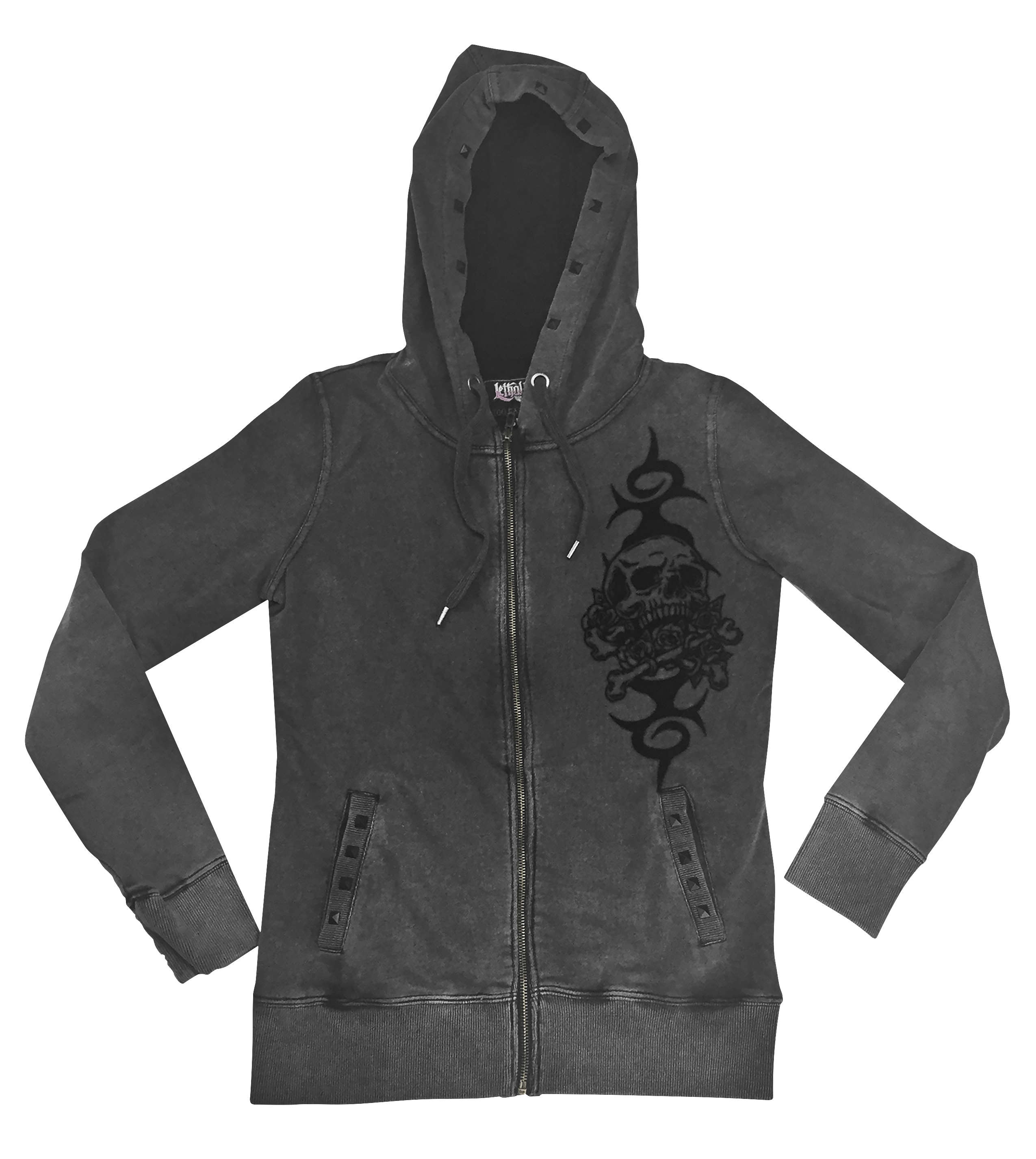 Skull and Crossbones Womens Hoody