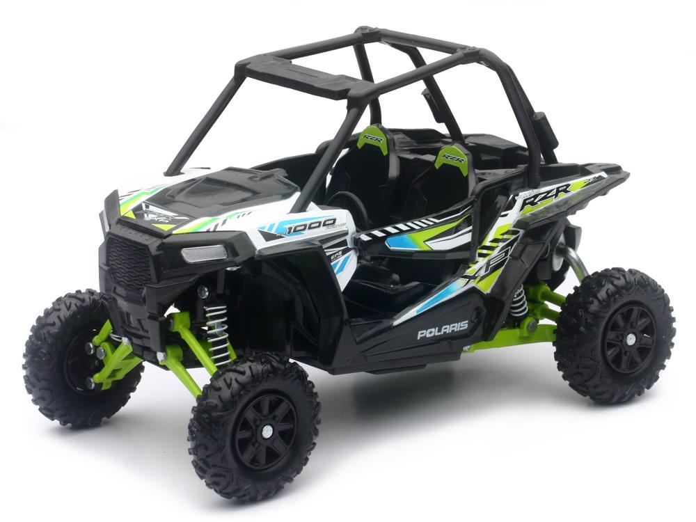 1:18 Scale ATV - Polaris RZR 1000XP White Lightning