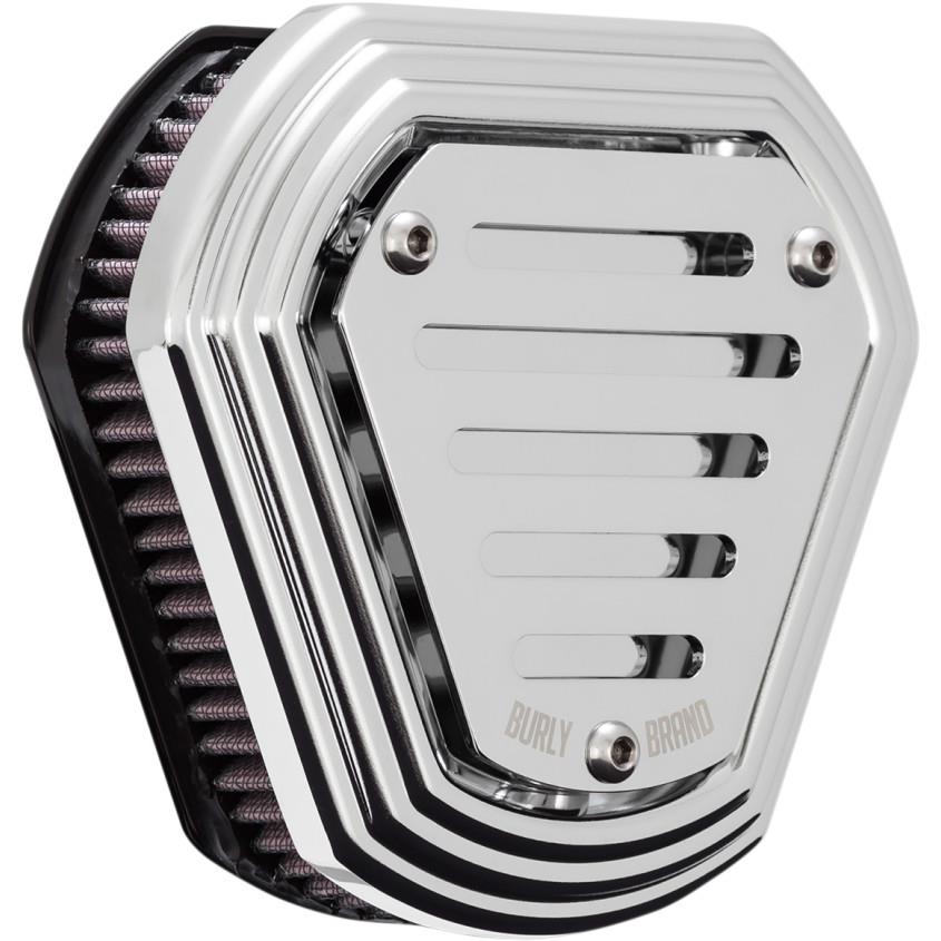 Hex Air Cleaner - Chrome