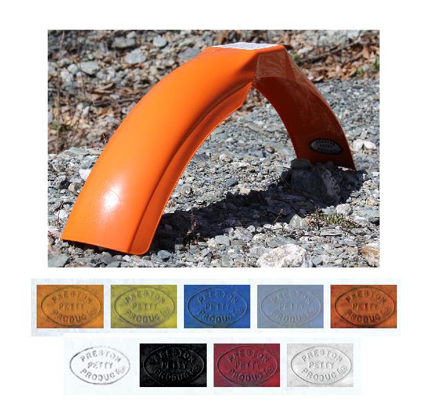Preston Petty MX Front Fender - Pumpkin Orange