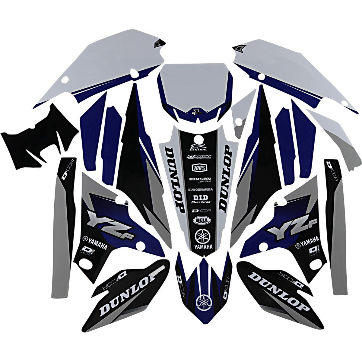 COR 9 Yamaha Complete Graphics Kit - White