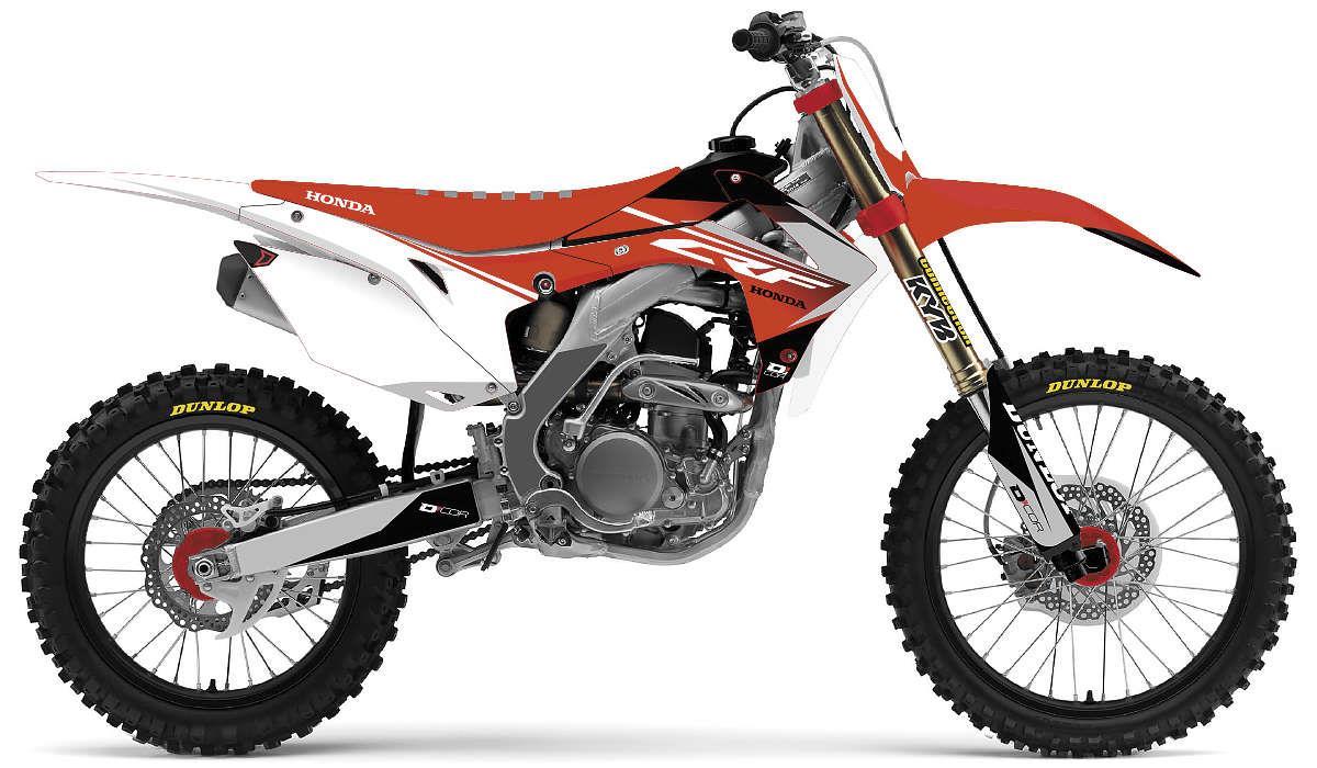 COR 9 Honda Complete Graphics Kit - White