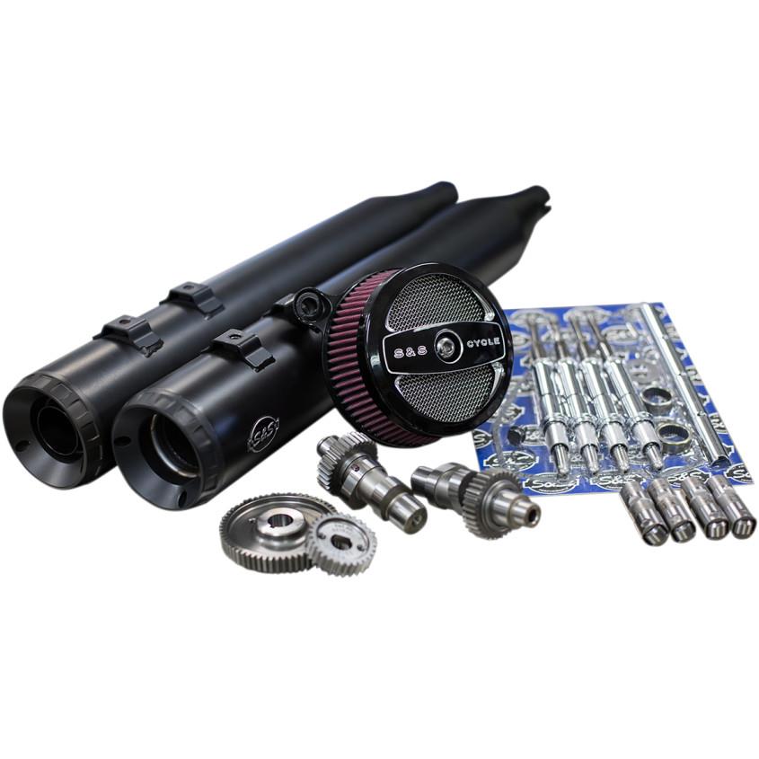 Stage II Kit - 509 Gear Drive Cams - Black Mufflers