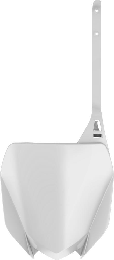 Front Number Plate - White