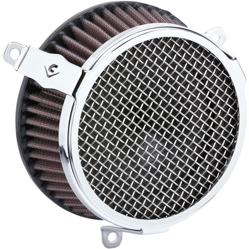 Air Cleaner Kit - Plain - Chrome