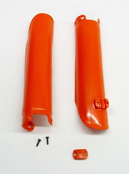 Fork Slider Protectors - 98-12 KTM Orange
