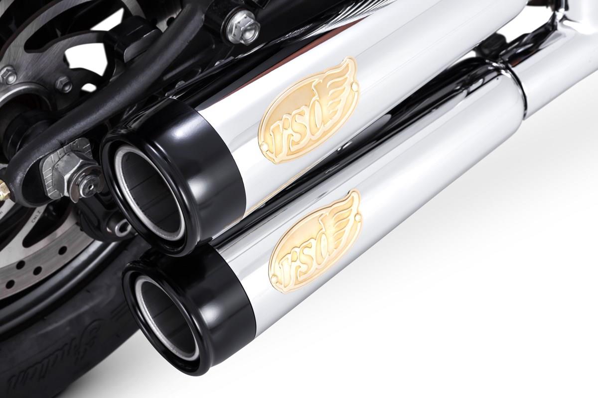 Track Slip-Ons - Chrome