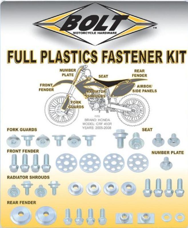 Full Plastic Fastener Kit