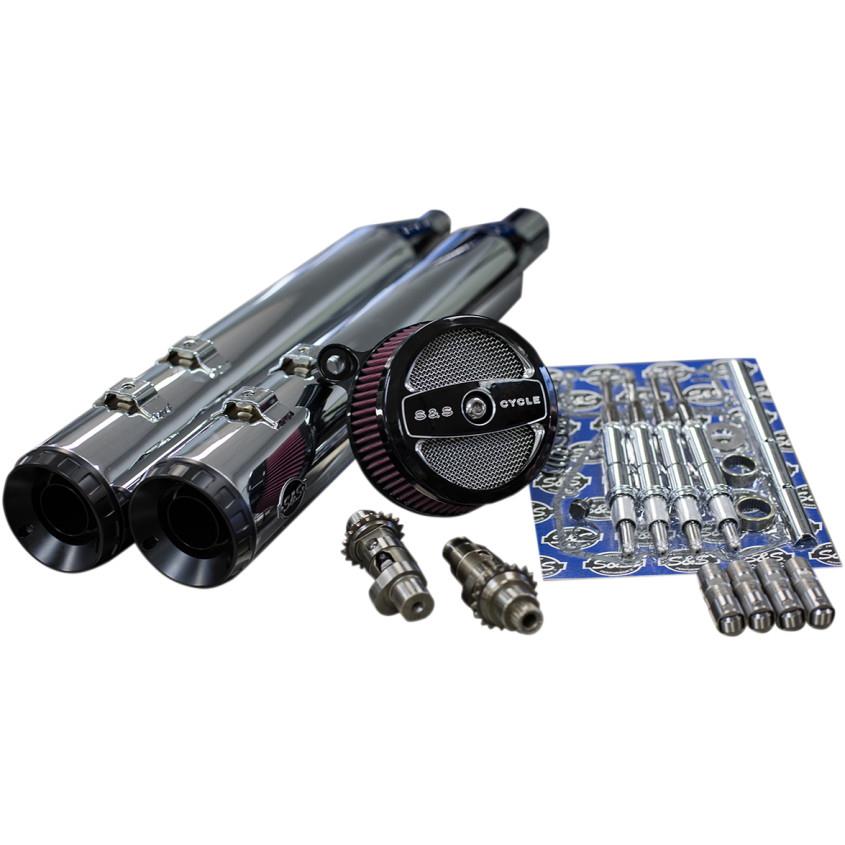 Stage II Kit - 475 Chain Drive Cams - Chrome Mufflers