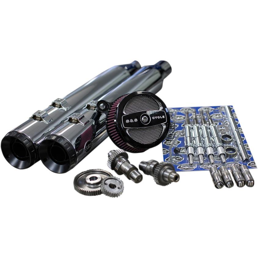 Stage II Kit - 510 Gear Drive Cams - Chrome Mufflers