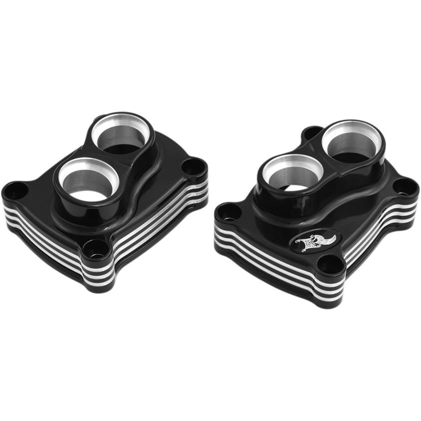 Lifter Block Covers - Black Machined