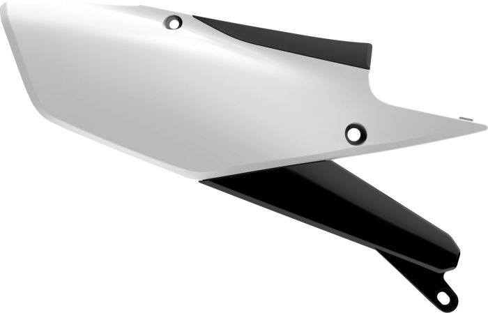 Side Number Plates - White