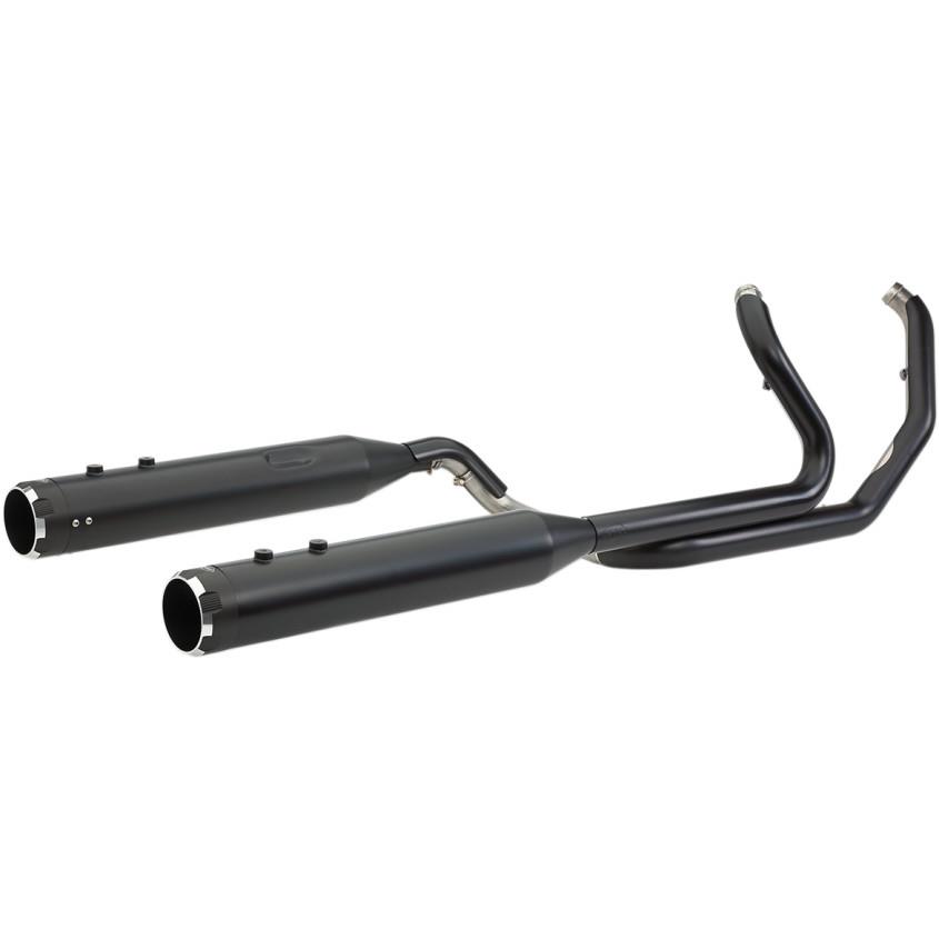 El Dorado True Dual Exhaust System - Black with Thruster End Caps