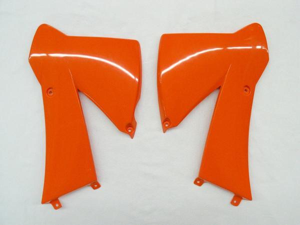 Radiator Covers - 98-12 KTM Orange