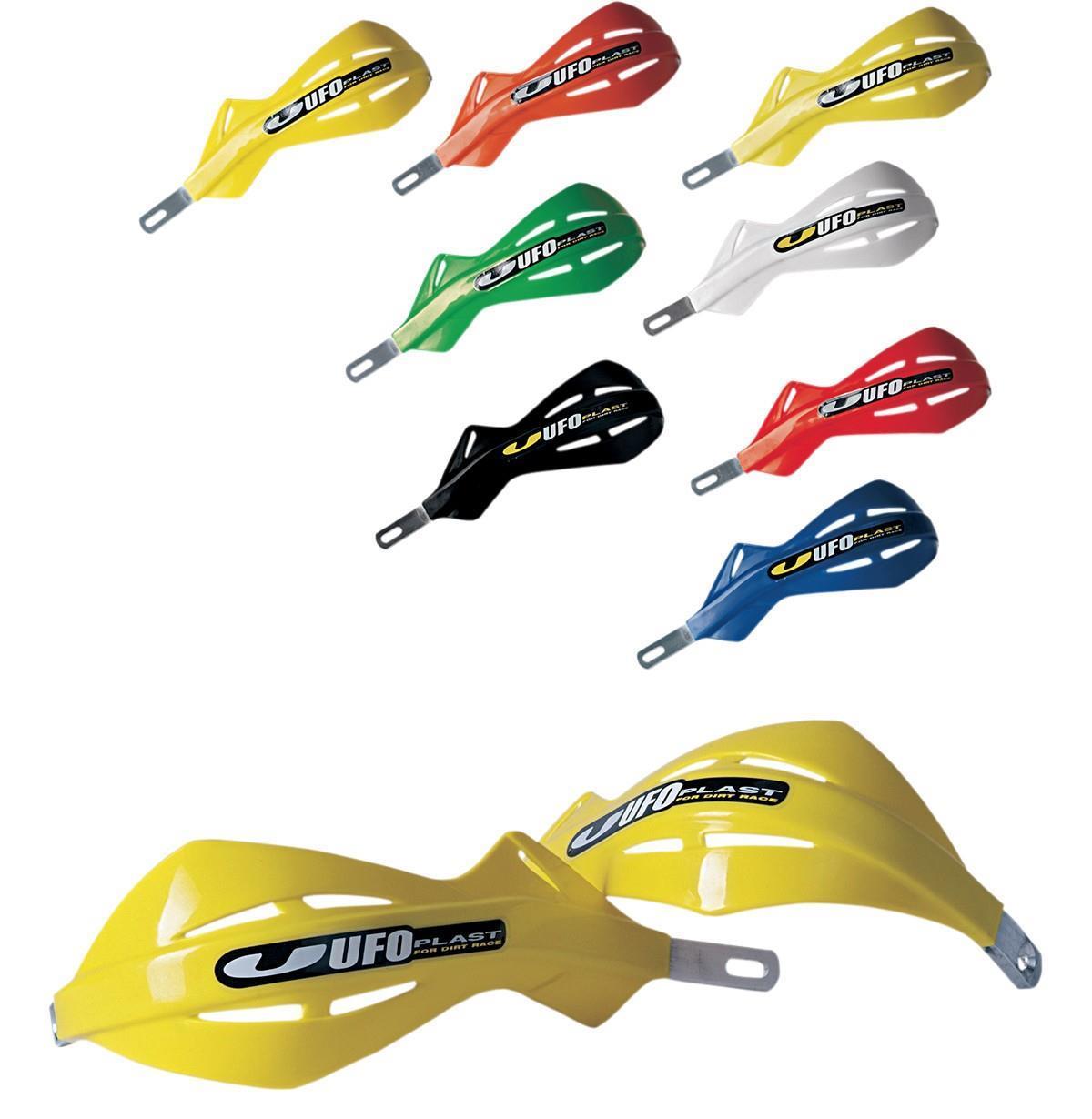 Handguards with Aluminum Inserts for 1 1/8in. Handlebars - White