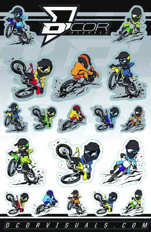 Kids Decal Sheets - Kids Caricatures