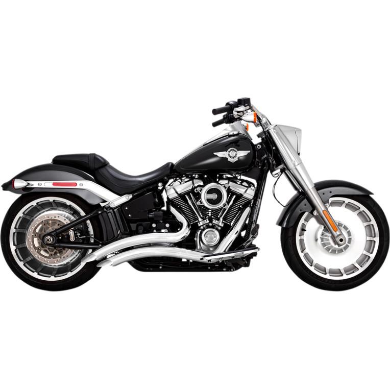 Big Radius 2-Into-2 Exhaust System - Chrome