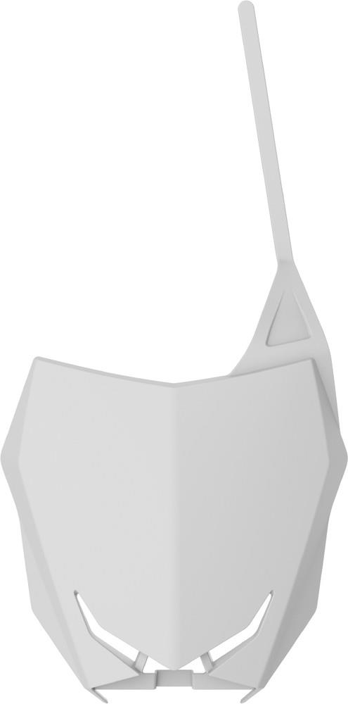 Front Number Plate - White