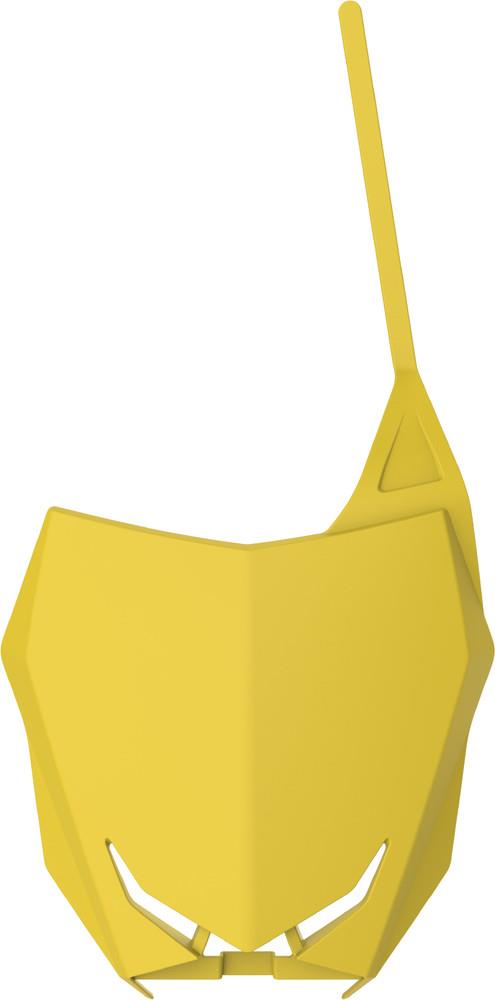 Front Number Plate - Yellow