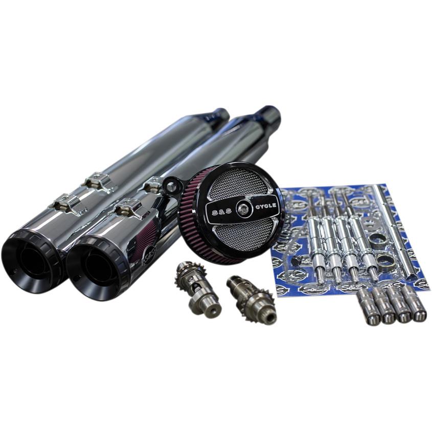 Stage II Kit - MR103CE Chain Drive EZ Start Cams - Chrome Mufflers