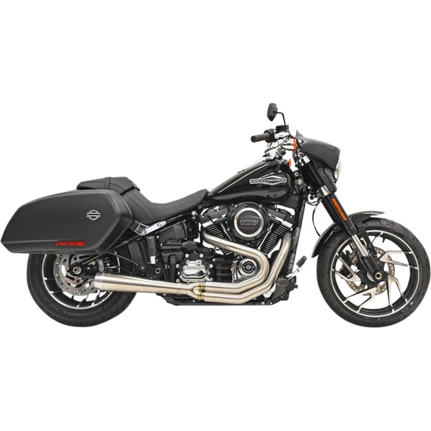 Road Rage III 2-Into-1 Exhaust System - Stainless with Partial Stainless Steel Heat Shields