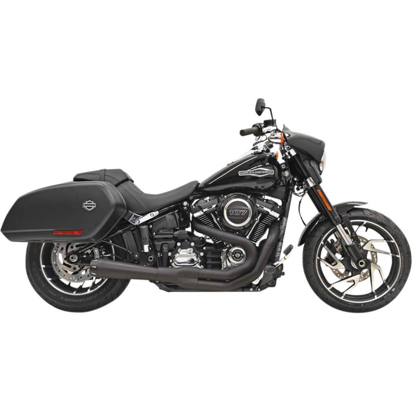 Road Rage III Exhaust System - Black with Full Black Heat Shields