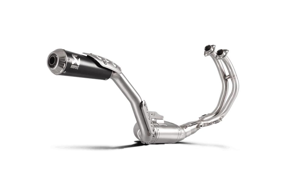 Racing Line Full System Exhaust - Black Titanium Muffler