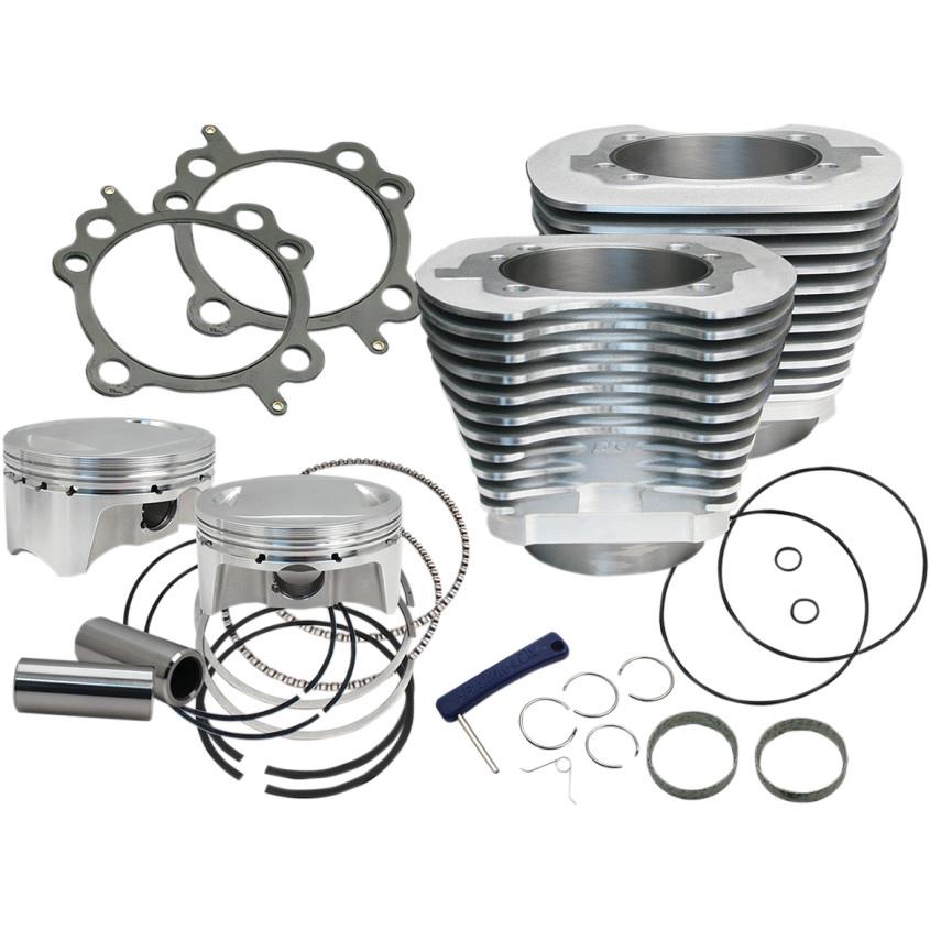 Bolt-In Sidewinder 4in. Big Bore Kit - 100in. - Silver