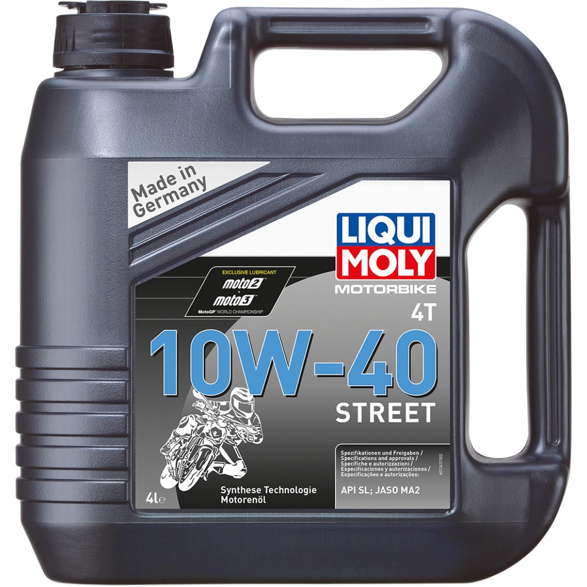 4T Synthetic Street Motor Oil - 10W-40 - 20L