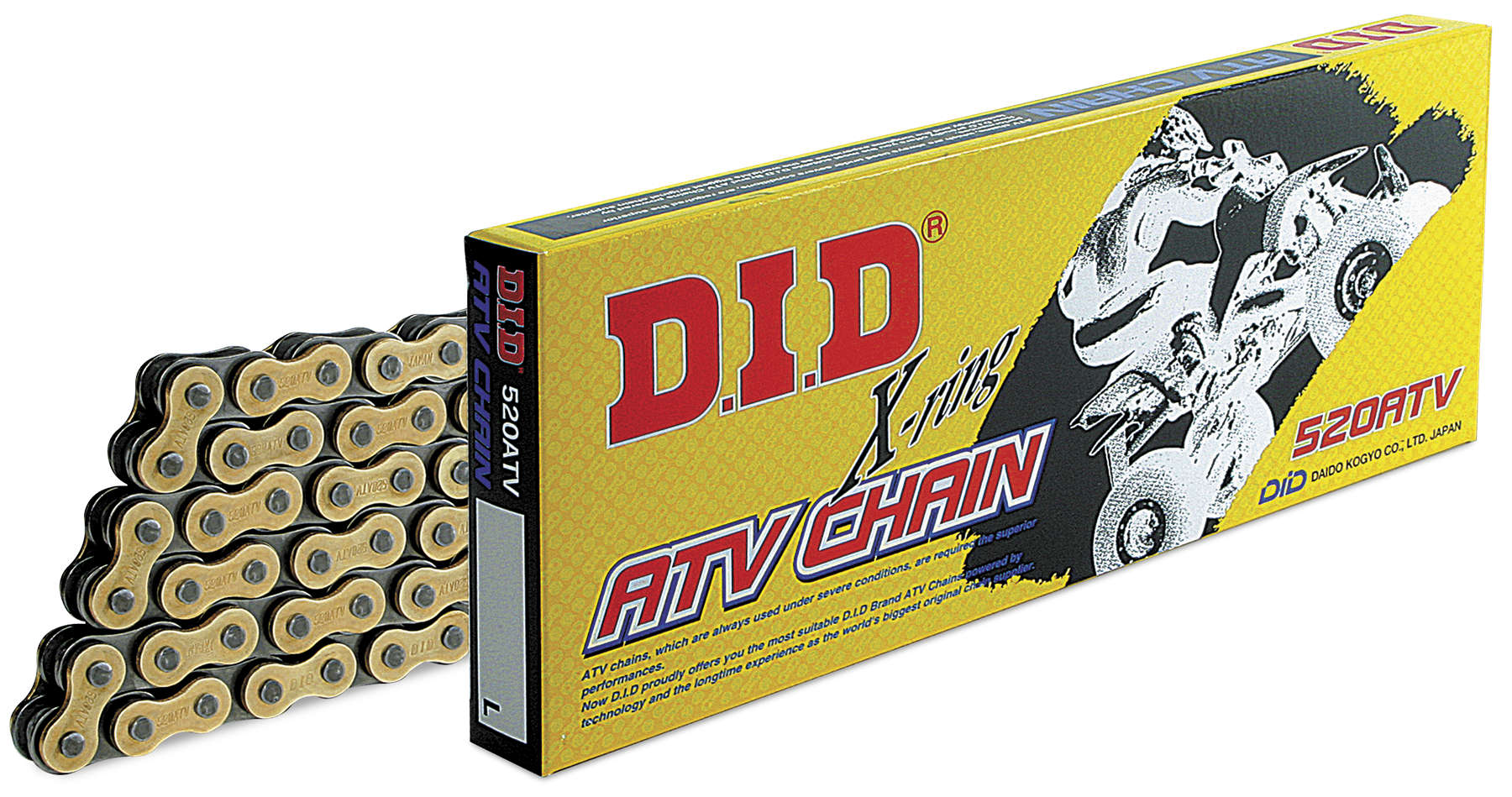 520 ATV Series X-Ring Chain - 25ft. Bulk Chain