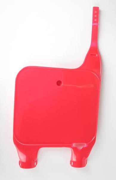 Front Number Plate (Inverted Fork) - 92-99 CR Red