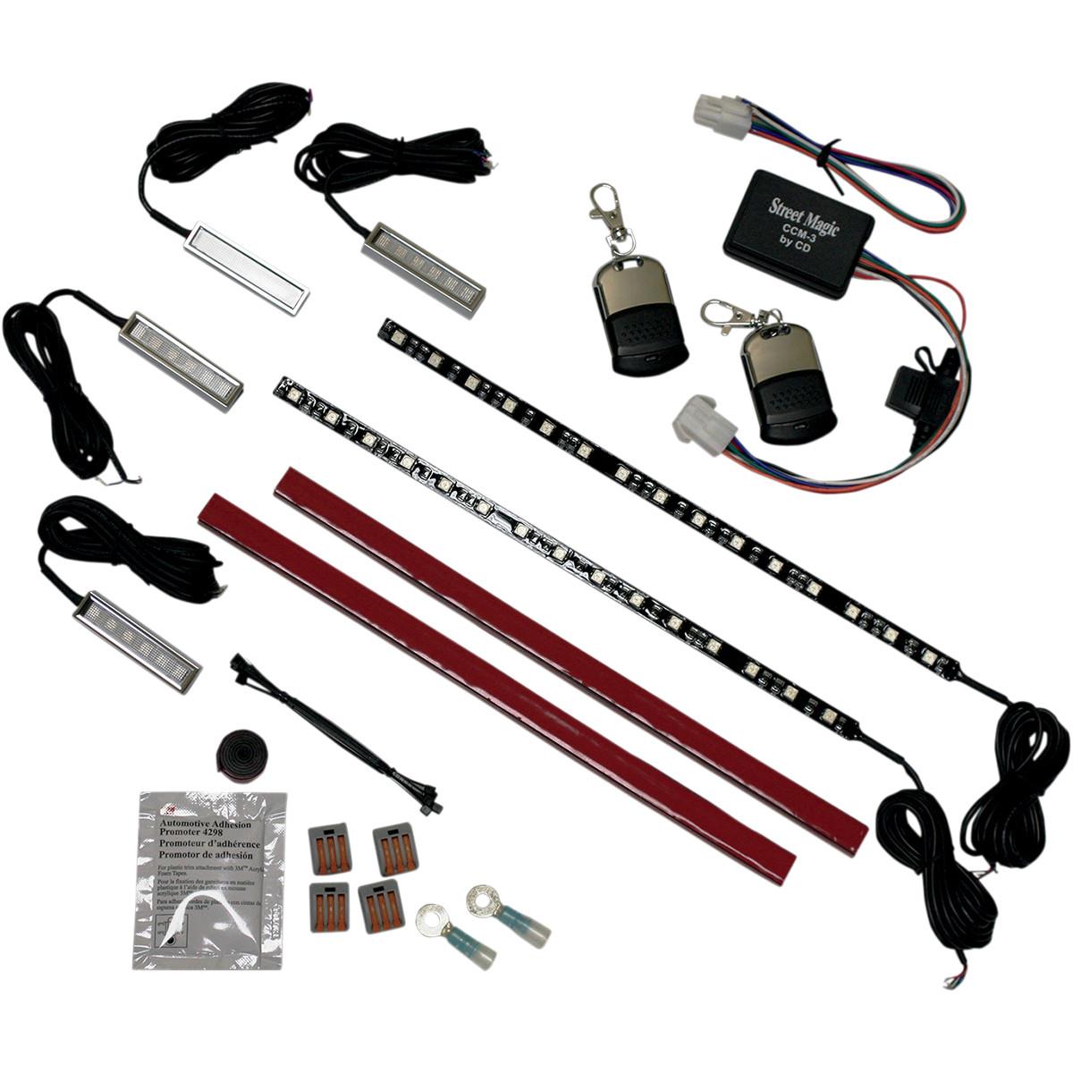 Magical Wizard Full Lighted Engine Kit with Bluetooth Color Command 5 Remote Control