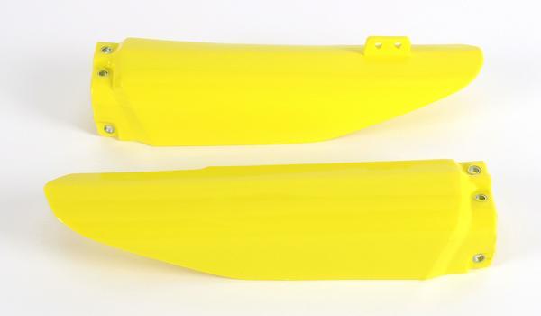 Fork Slider Protectors - 01-17 RM Yellow