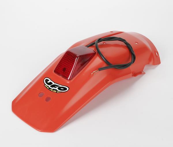 Enduro Rear Fender with Light - 90 CR Orange