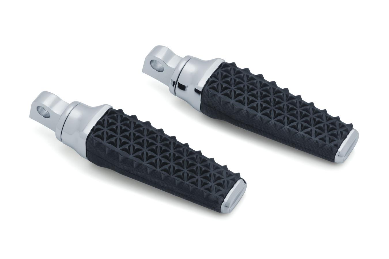 Thresher Pegs with Male Mount Adapters - Chrome - Pair