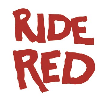 Logo 3 Pack Stickers - Ride Red