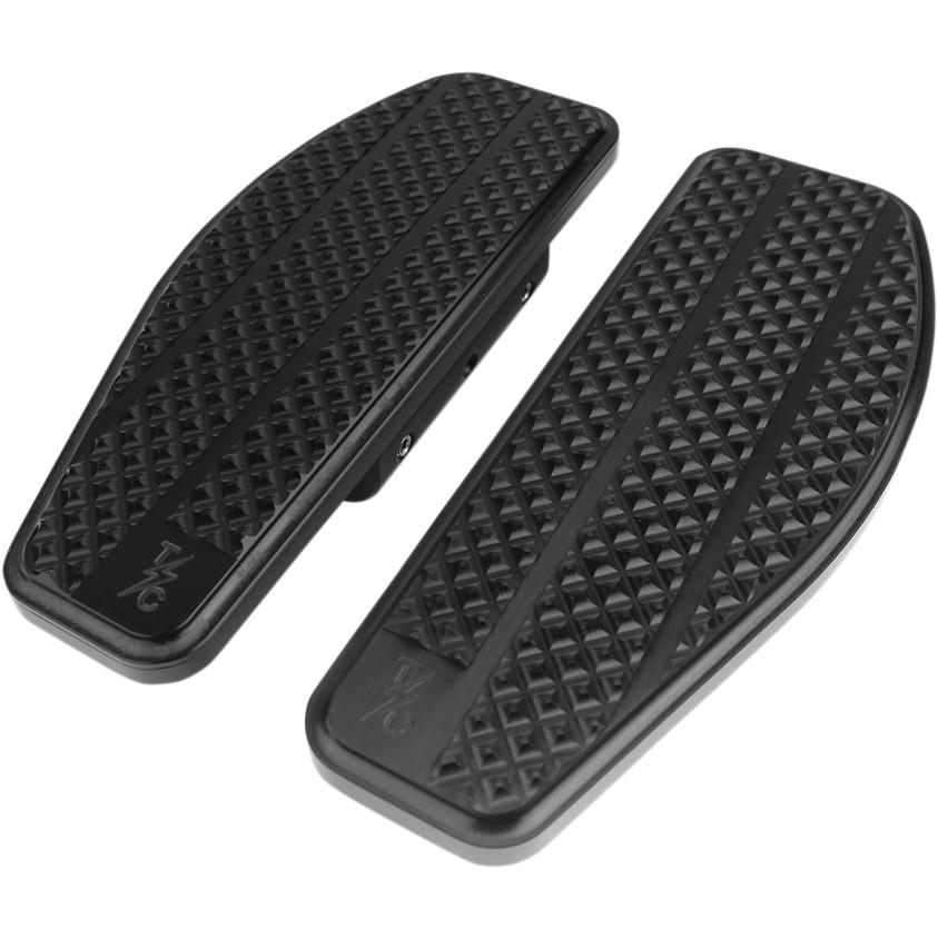 Bagger Passenger Floorboards - Black Anodized