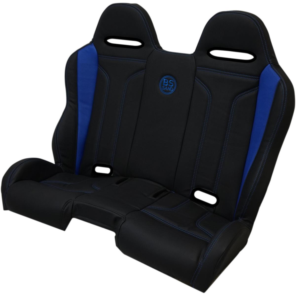 Performance Front/Rear Bench Seat - Double T - Black/Blue
