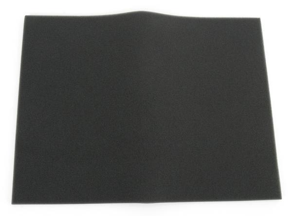 Bulk Fine Foam Filter (60 PPI) - 12in. x 16in.x 3/8in. - Black