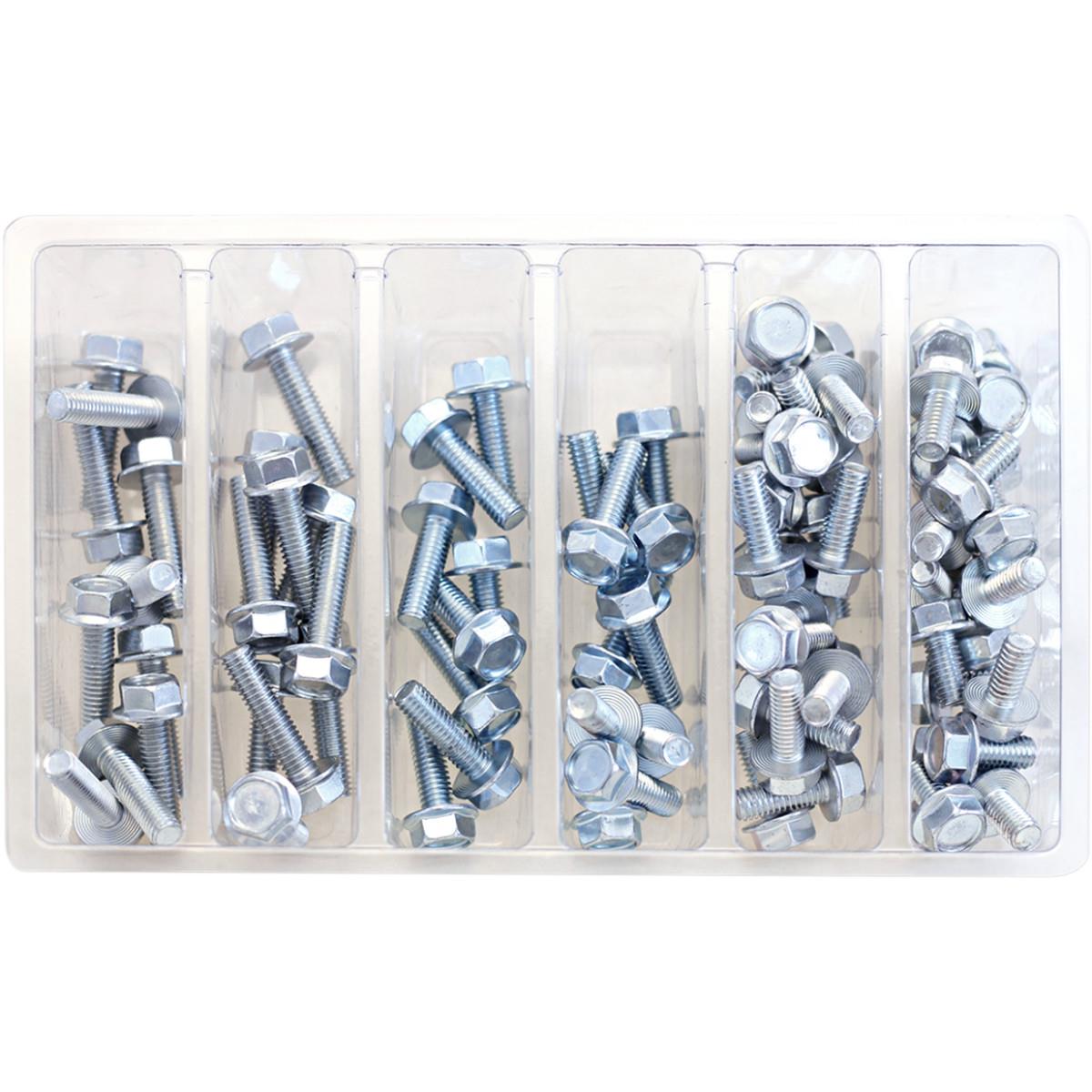 M6 Small Hex Head Flange Bolts Refill Pack - 10mm
