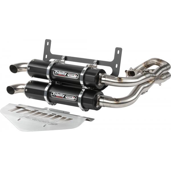 Stage 5 Dual Exhaust System - Black