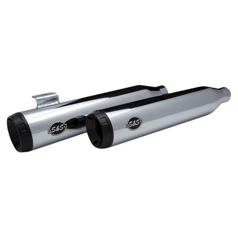 Grand National Slip-On Mufflers - Chrome