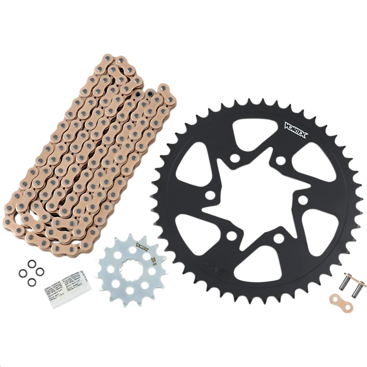 HFRS Hyper Fast 520 Street Conversion Chain and Sprocket Kit - Gold