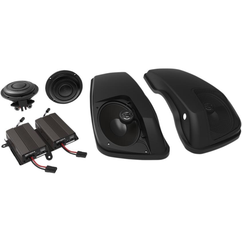 600 Watt Amp with 6in. x 9in. Speakers in Lids