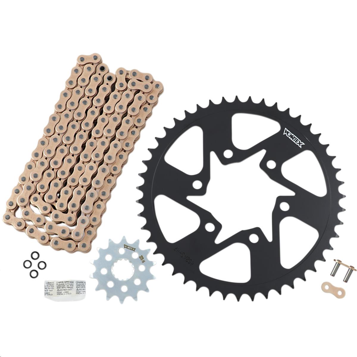 HFRS Hyper Fast 520 Street Conversion Chain and Sprocket Kit - Gold