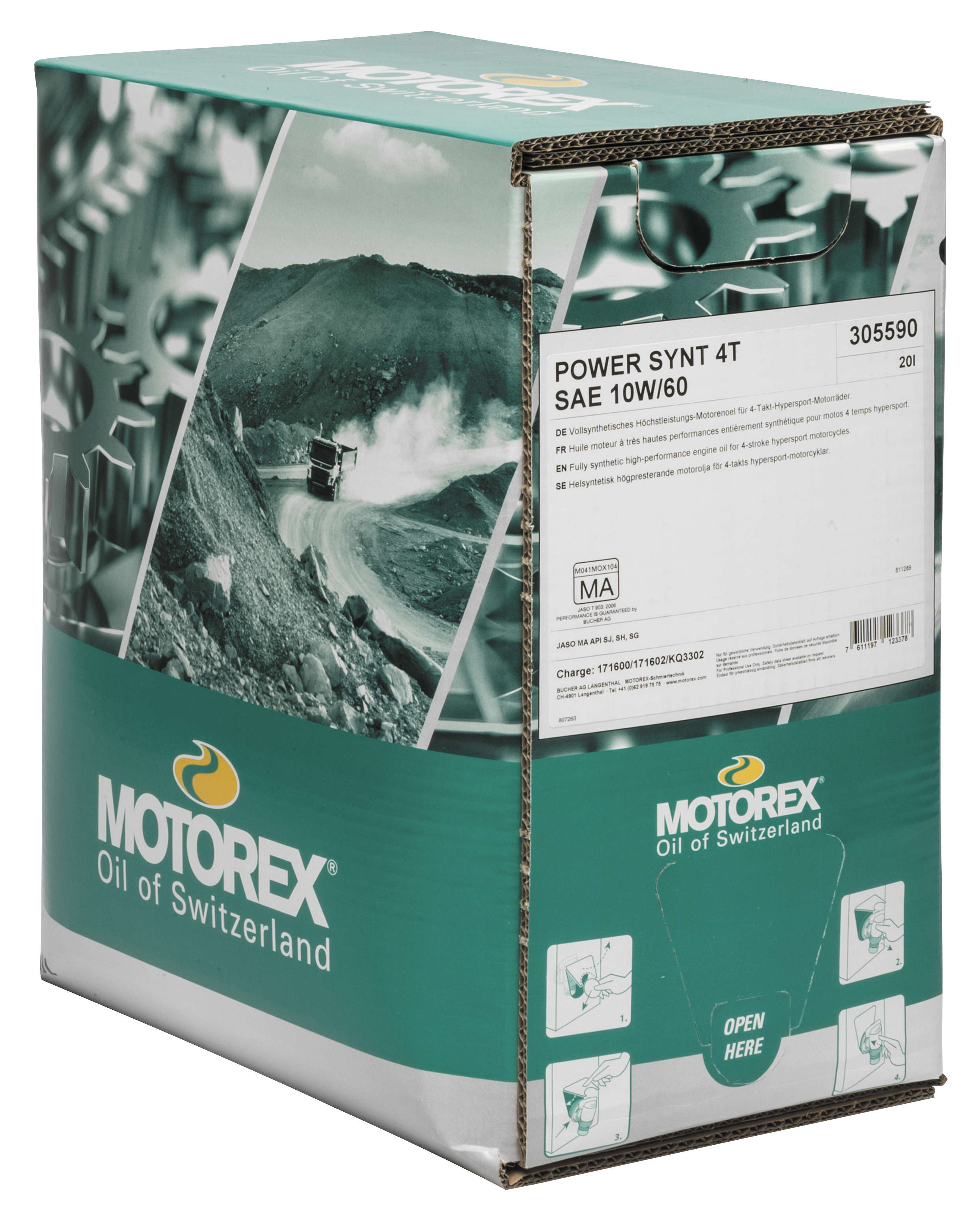 Power Synthetic 4T Oil - 10W60 - 20L.