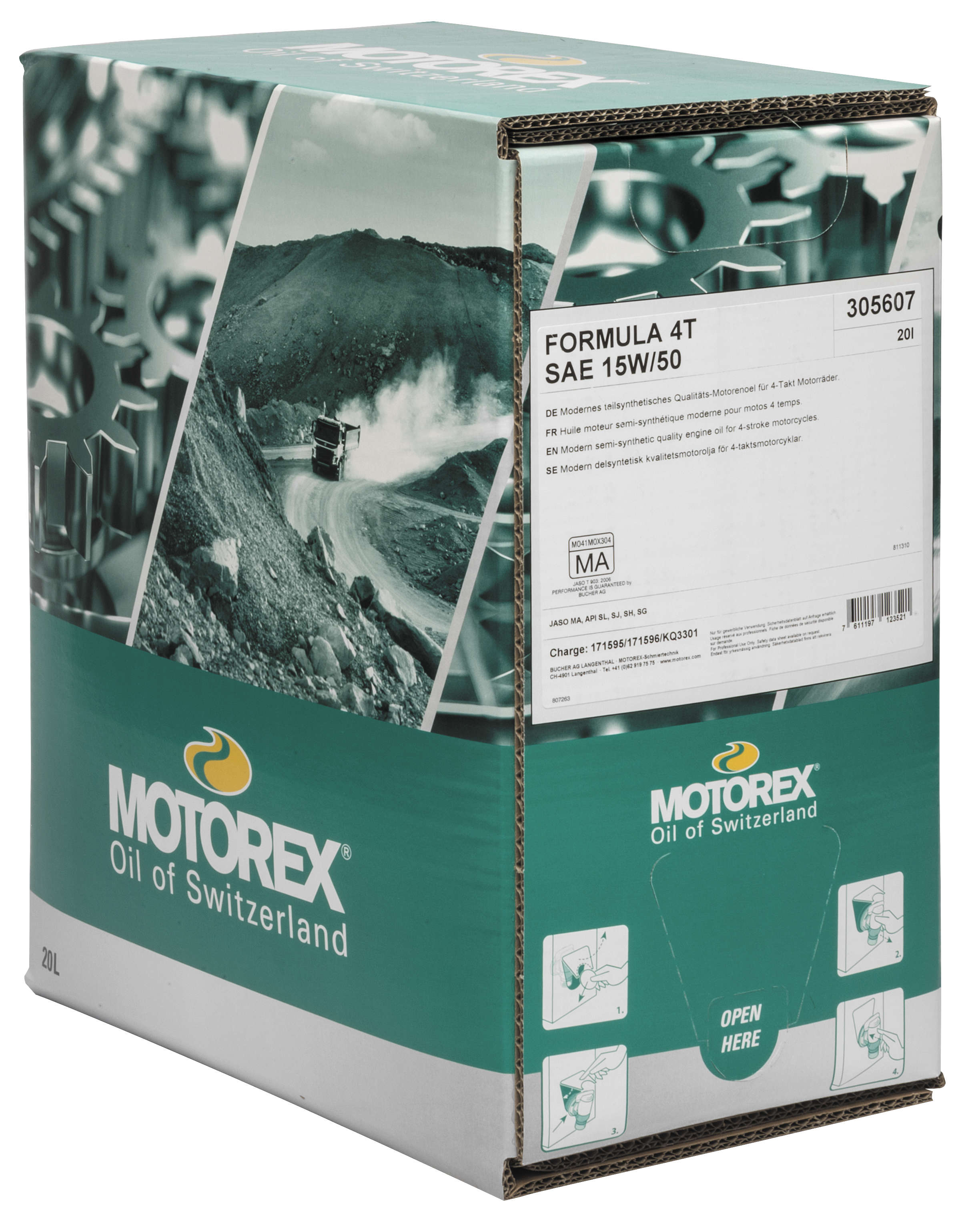 Formula 4T Oil - 15W50 - 20L.