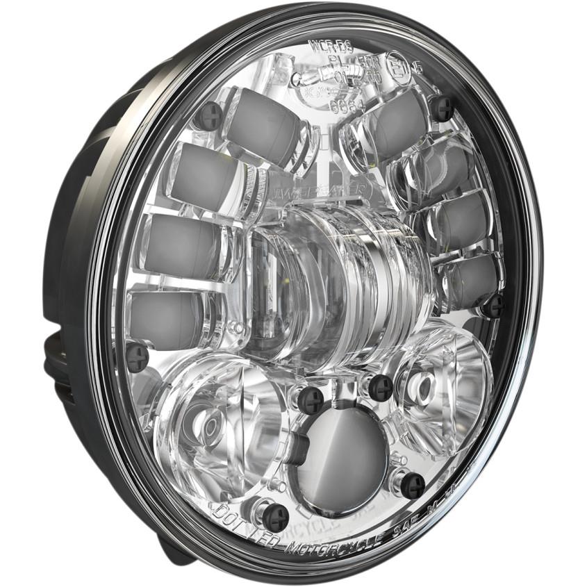 5.75in. 8691 Pedestal Mount LED Adaptive 2 Headlight - Chrome