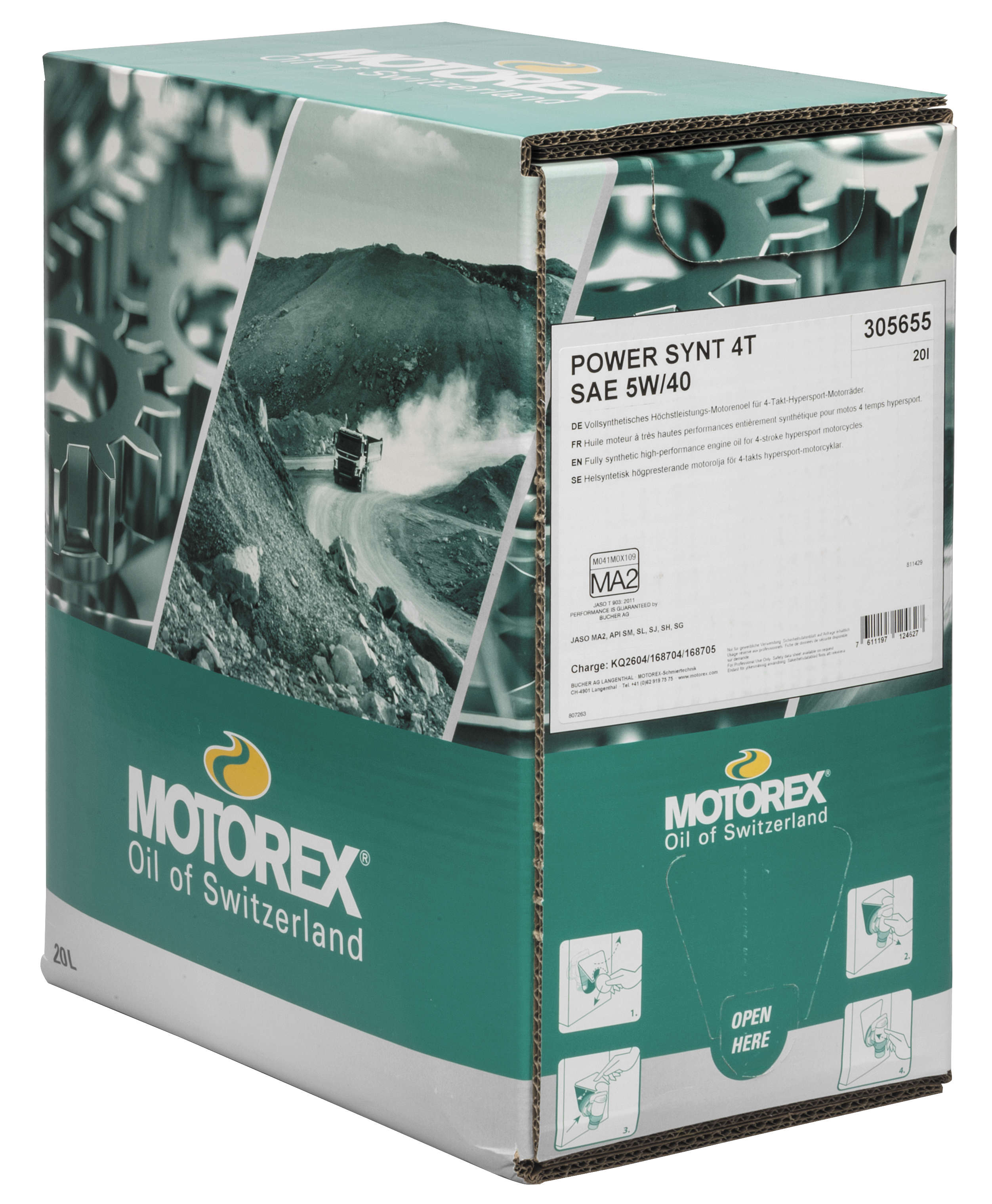 Power Synthetic 4T Oil - 5W40 - 20L.